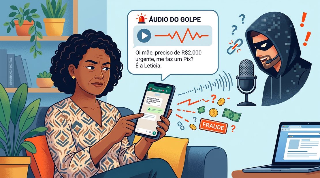 Golpe da Voz Falsa no WhatsApp: Cuidado com Áudios de Parentes Pedindo Dinheiro