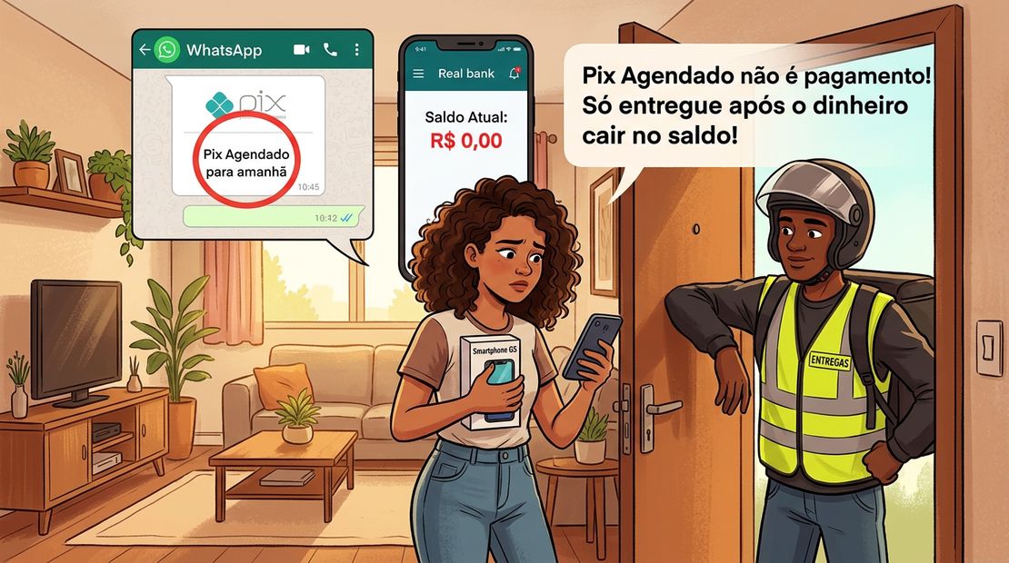 Golpe do Pix Agendado: Como Vender Produtos pela Internet sem Levar Calote