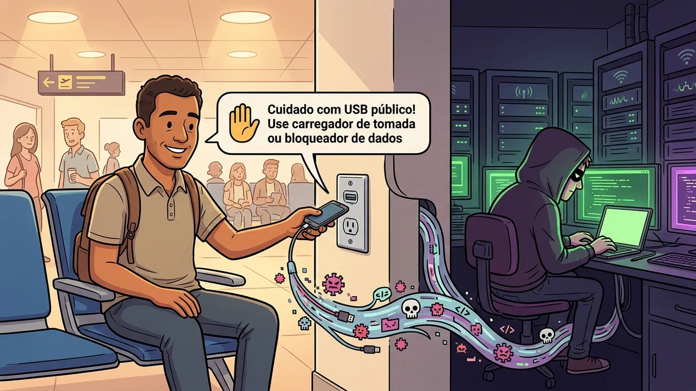 FBI alerta sobre Juice Jacking: perigo ao usar portas USB de lugares públicos